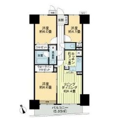 ライオンズマンション両国リバーステージ 11階 間取り図