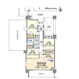 プラウド元住吉ディアージュ 6階 間取り図
