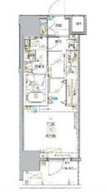 KDXレジデンス池袋ウエスト 1301 間取り図