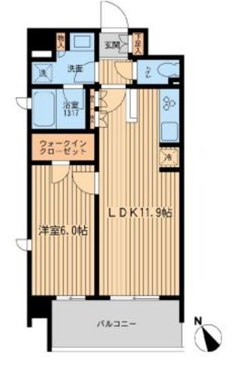 BLESS上池袋 (ブレス上池袋) 301 間取り図