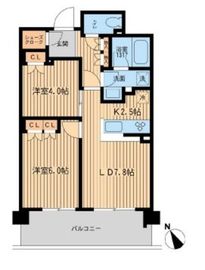 BLESS上池袋 (ブレス上池袋) 406 間取り図