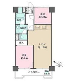 光シャンブル品川東八ツ山公園 9階 間取り図