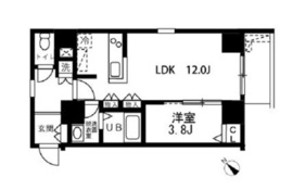 アリカ向島 802 間取り図