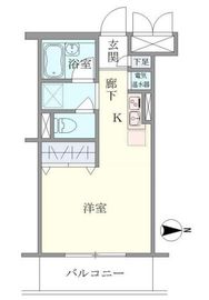 メゾンベール南麻布 102 間取り図