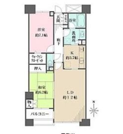 本郷真砂パークハウス壱番館 5階 間取り図