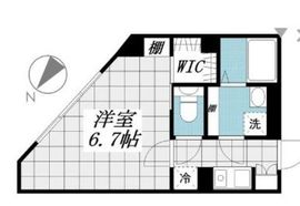 CREAL新宿山吹町 (クリアル新宿山吹町) 102 間取り図