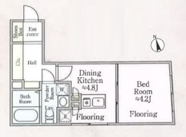 CREAL新宿山吹町 (クリアル新宿山吹町) 503 間取り図