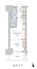 ブリリアイスト町屋 403 間取り図