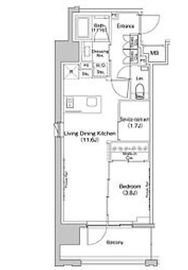 ザ・パークハビオ上北沢 502 間取り図