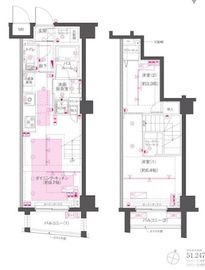 ZOOM渋谷笹塚Second 4階 間取り図