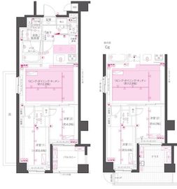 ZOOM渋谷笹塚Second 1階 間取り図