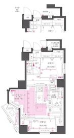 ZOOM渋谷笹塚Second 11階 間取り図