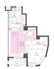 ZOOM渋谷笹塚Second 3階 間取り図