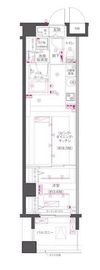 ZOOM渋谷笹塚Second 3階 間取り図