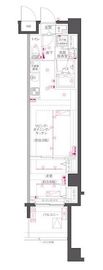 ZOOM渋谷笹塚Second 1階 間取り図