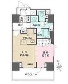 パークハウス文京関口 4階 間取り図