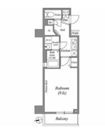 ルクレ上北沢ルネサンスコート 604 間取り図