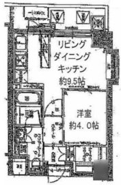 スタジオデン押上 7階 間取り図