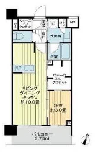 イニシアイオ本蓮沼駅前 5階 間取り図