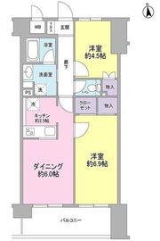 コンフォリア赤羽岩淵 102 間取り図