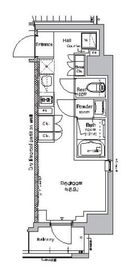 プラウドフラット虎ノ門 1201 間取り図