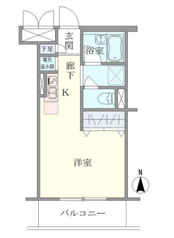 メゾンベール南麻布 510 間取り図