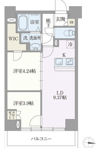 オープンブルーム押上 305 間取り図