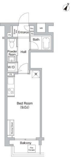 プライムアーバン三軒茶屋 503 間取り図