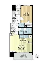 ルジェンテ白金台 5階 間取り図