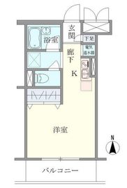 メゾンベール南麻布 313 間取り図