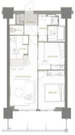ウエリスアーバン水天宮前 1301 間取り図