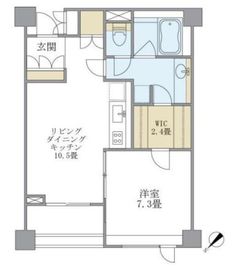 ブリリアイスト代々木上原 209 間取り図