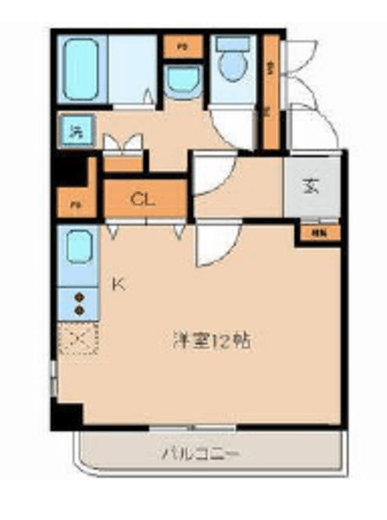 メイフェアハウス三田 403 間取り図
