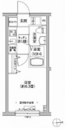 ローレル戸越 203 間取り図