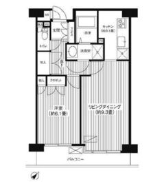 ステラメゾン武蔵小山 2階 間取り図