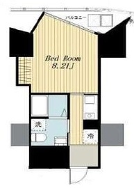 Weave Place Ueno South (ウィーヴプレイス上野サウス) 502 間取り図