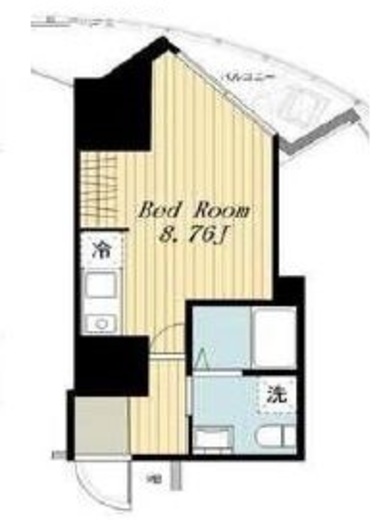 Weave Place Ueno South (ウィーヴプレイス上野サウス) 403 間取り図