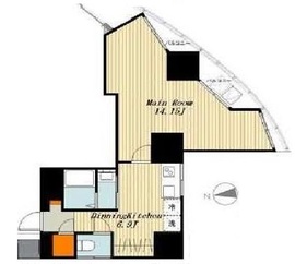 Weave Place Ueno South (ウィーヴプレイス上野サウス) 904 間取り図
