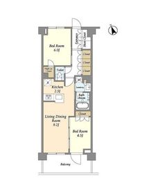 グランカーサ溝の口 302 間取り図