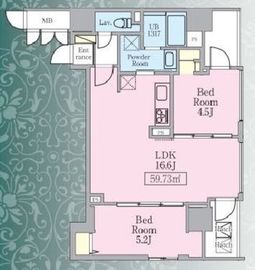 アビタシオン創 1202 間取り図