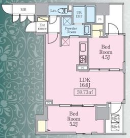 アビタシオン創 902 間取り図