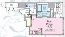 アビタシオン創 202 間取り図