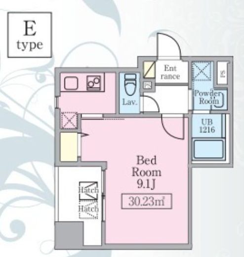 アビタシオン創 801 間取り図