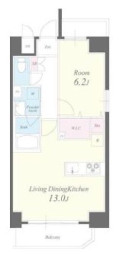 アビタシオン創 501 間取り図