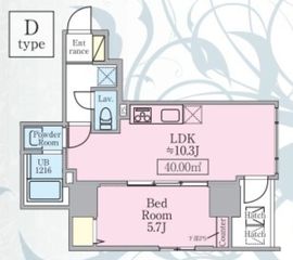 アビタシオン創 203 間取り図