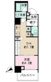 パークリュクス中野 10階 間取り図