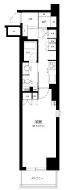 ファミール東京グランリッツ 2階 間取り図