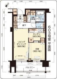 アトラス押上 6階 間取り図
