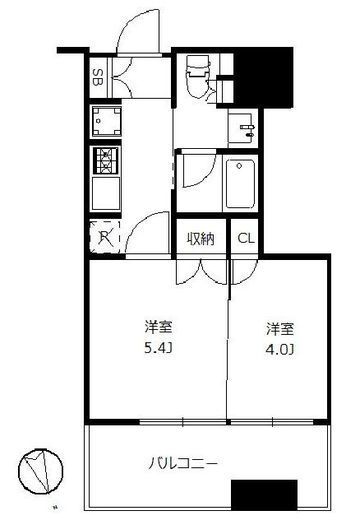 大崎ガーデンレジデンス 516 間取り図