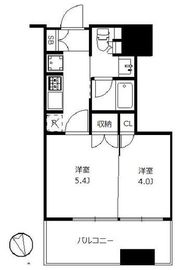 大崎ガーデンレジデンス 516 間取り図